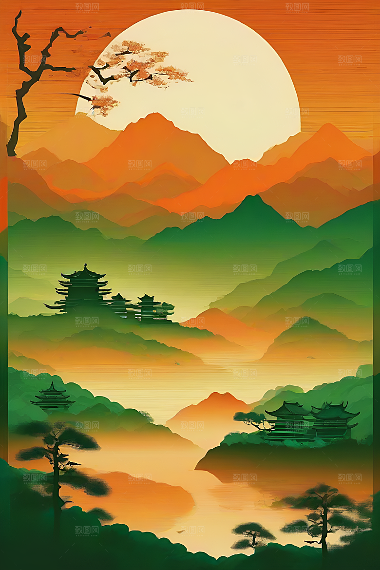 传统海报艺术创作风格