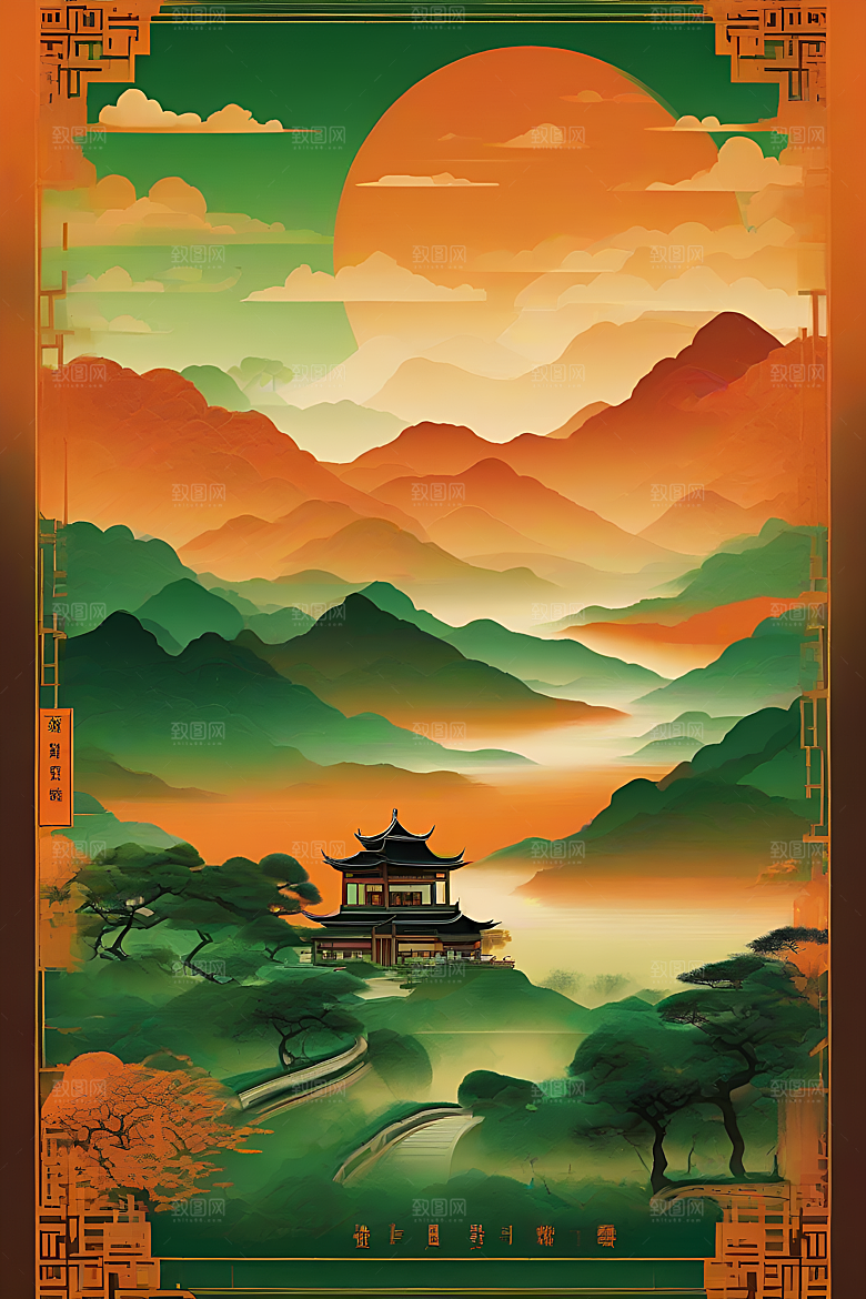色彩渐变的艺术创作