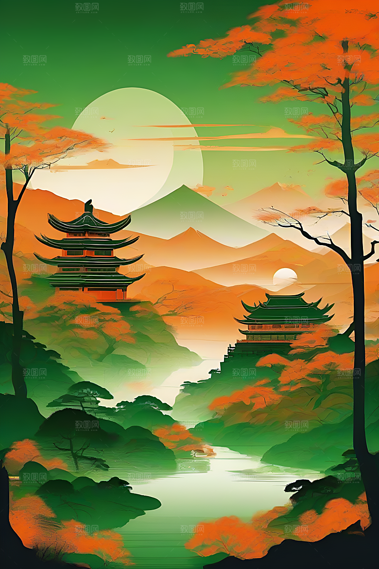 色彩渐变的艺术创作