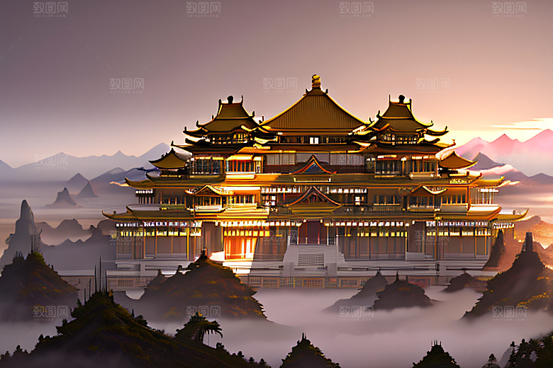 8K全景呈现中国宫殿的超现实之美