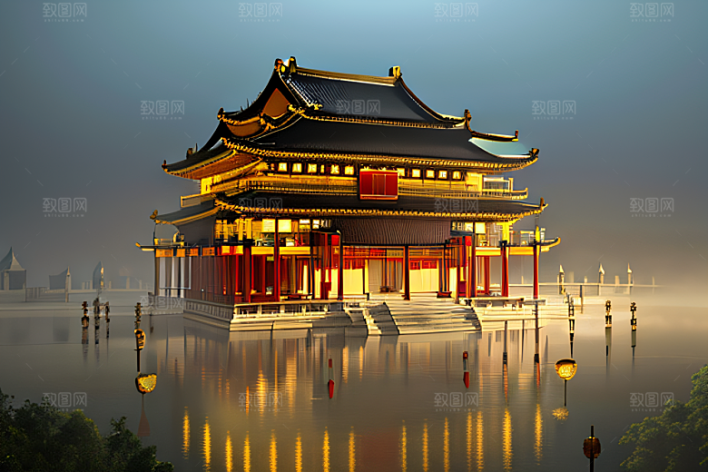 8K全景呈现中国宫殿的超现实之美