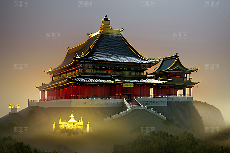 8K全景呈现中国宫殿的超现实之美