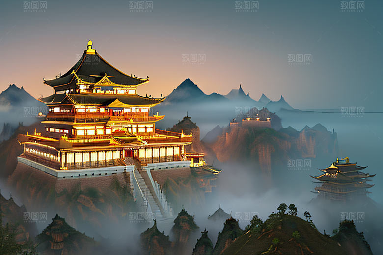 8K全景呈现中国宫殿的超现实之美