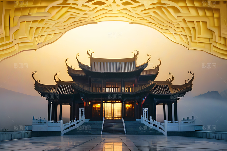8K全景呈现中国宫殿的超现实之美