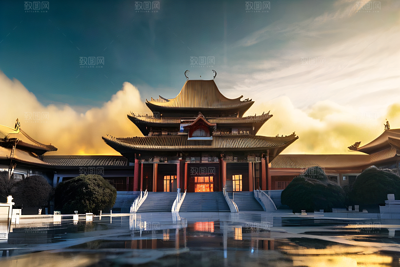 8K全景呈现中国宫殿的超现实之美