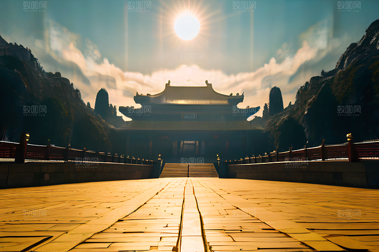 玻璃水晶宫浓雾中的超现实之美