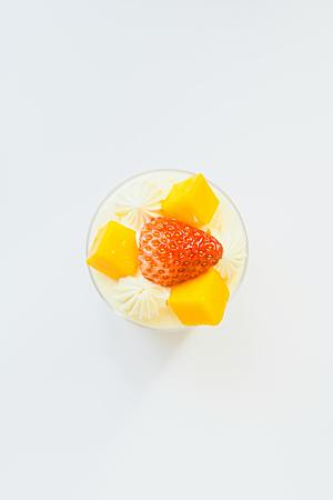 桃子美食摄影特写素材
