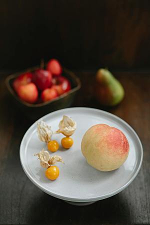 桃子水果摄影素材