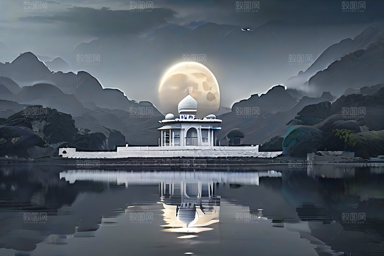 世外云山宫殿倚天梦幻之旅仙境