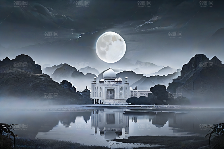 云山之巅宁静美丽超现实8K盛宴