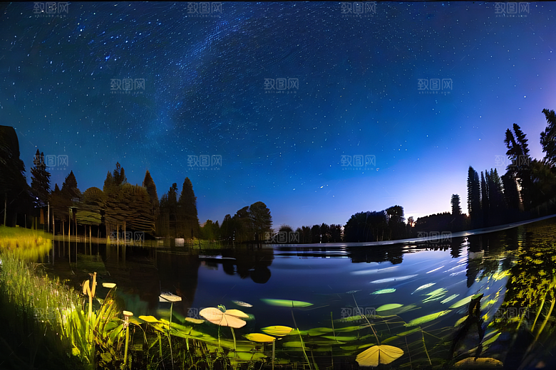 蓝玫瑰天空中的花宫