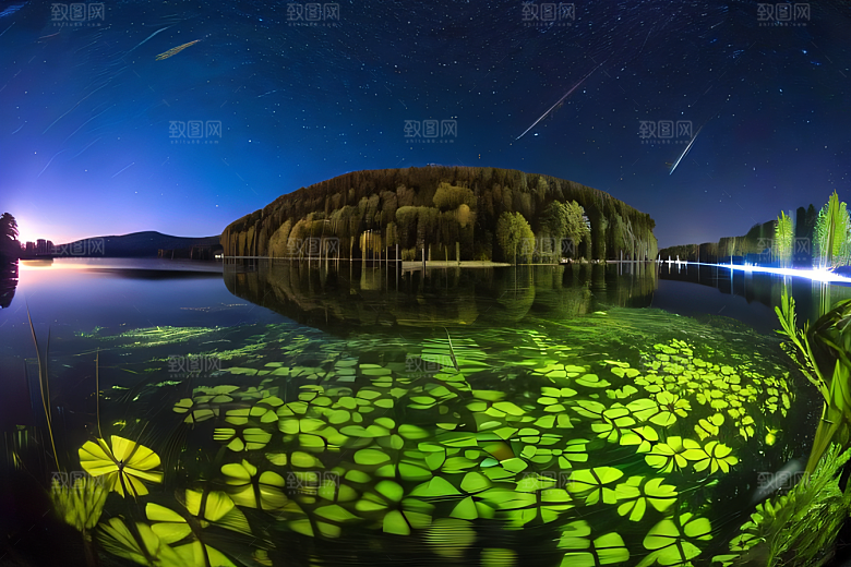 蓝玫瑰天空中的花宫