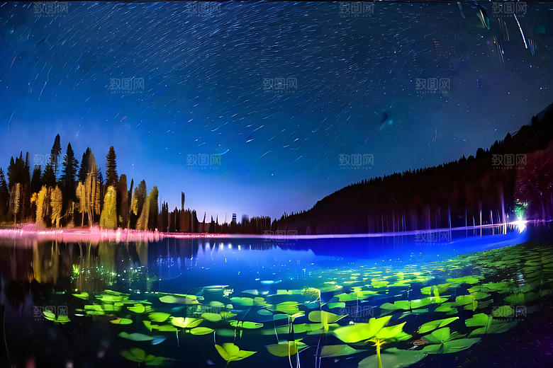 蓝玫瑰天空中的花宫