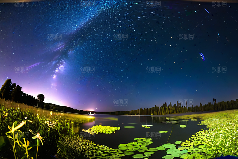 蓝玫瑰天空中的花宫