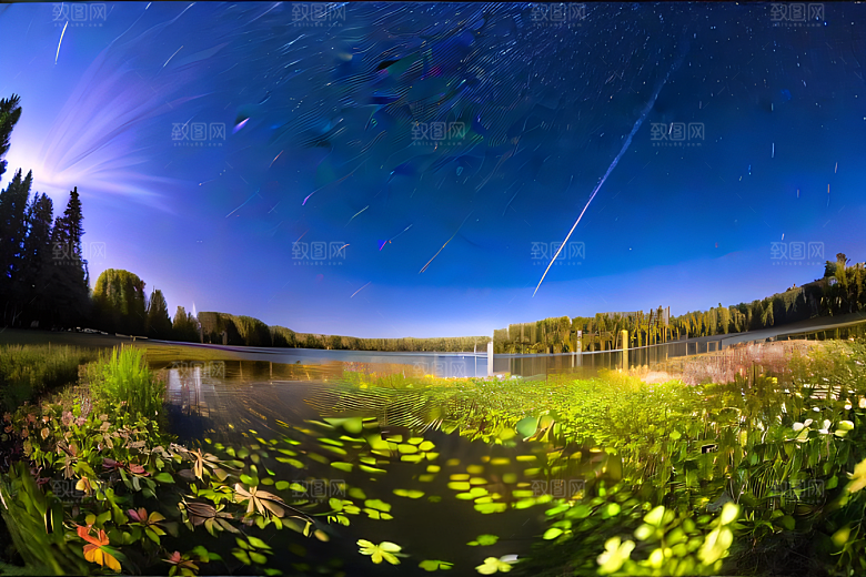蓝玫瑰天空中的玫瑰宫殿