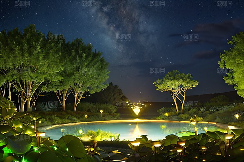 蓝玫瑰天空中的玫瑰宫殿