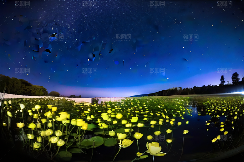 魅力流星雨的夜空奇观