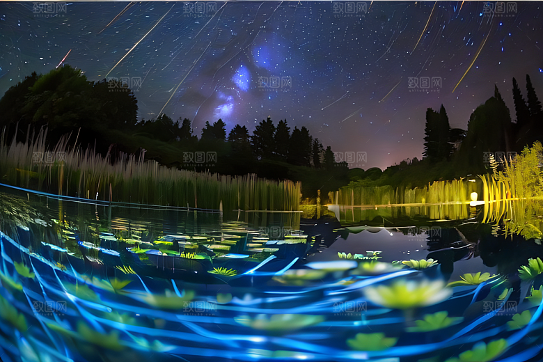 蓝玫瑰天空中的花宫