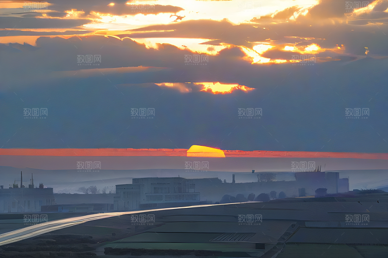 蓝天云海下的飞行者波斯宫殿太阳之触