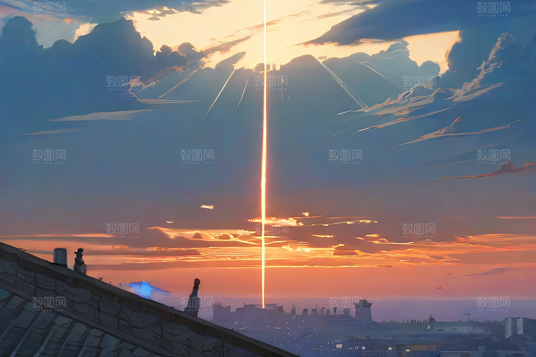 追逐炽阳的飞行者波斯宫殿蓝天风景