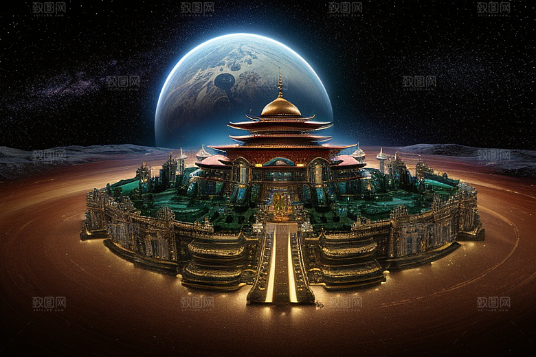 天神宫殿宇宙壮丽