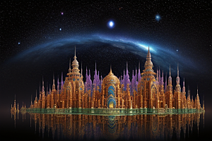 天空宫殿神创乾坤