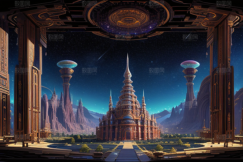 神秘宇宙神殿乾坤