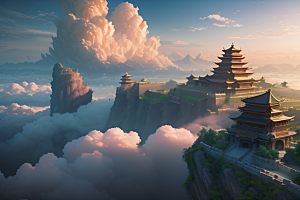海量云海三维照明的视觉盛宴
