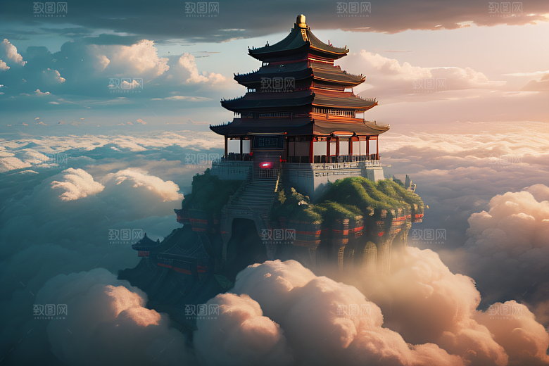 海量云海三维照明的视觉盛宴