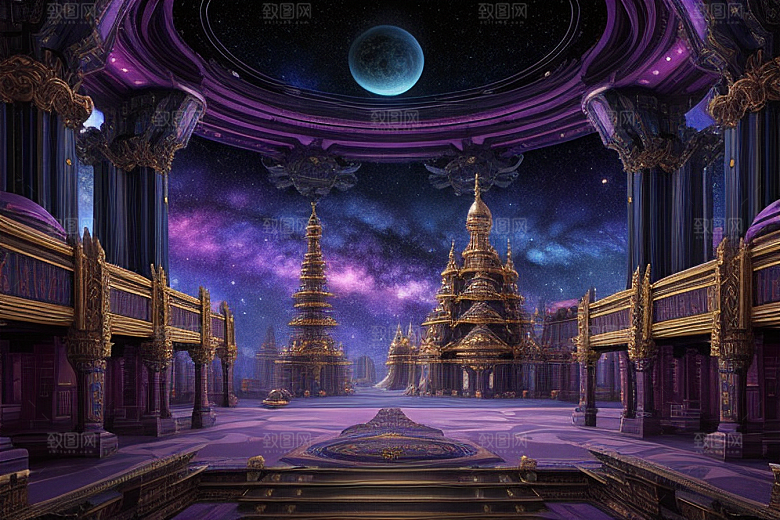 天神宫殿宇宙壮丽