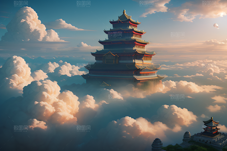 海量云海三维照明的视觉盛宴