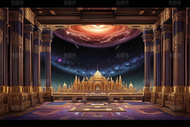 天神宫殿宇宙壮丽