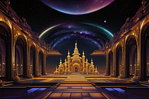 天神宫殿宇宙壮丽