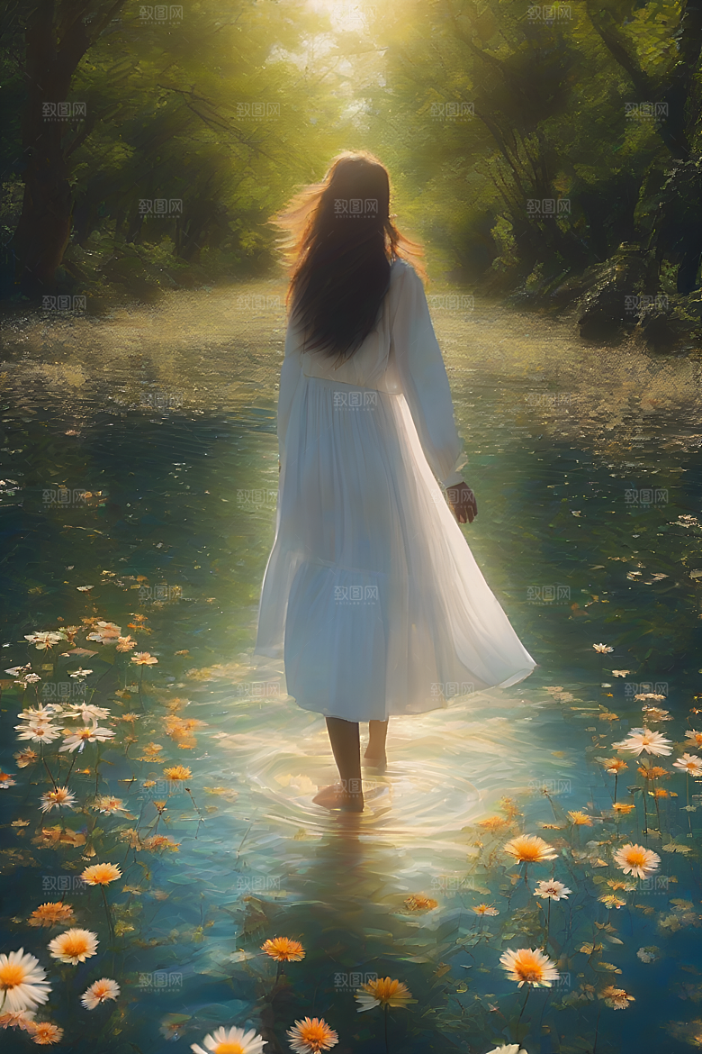 玉米田插画的艺术表现
