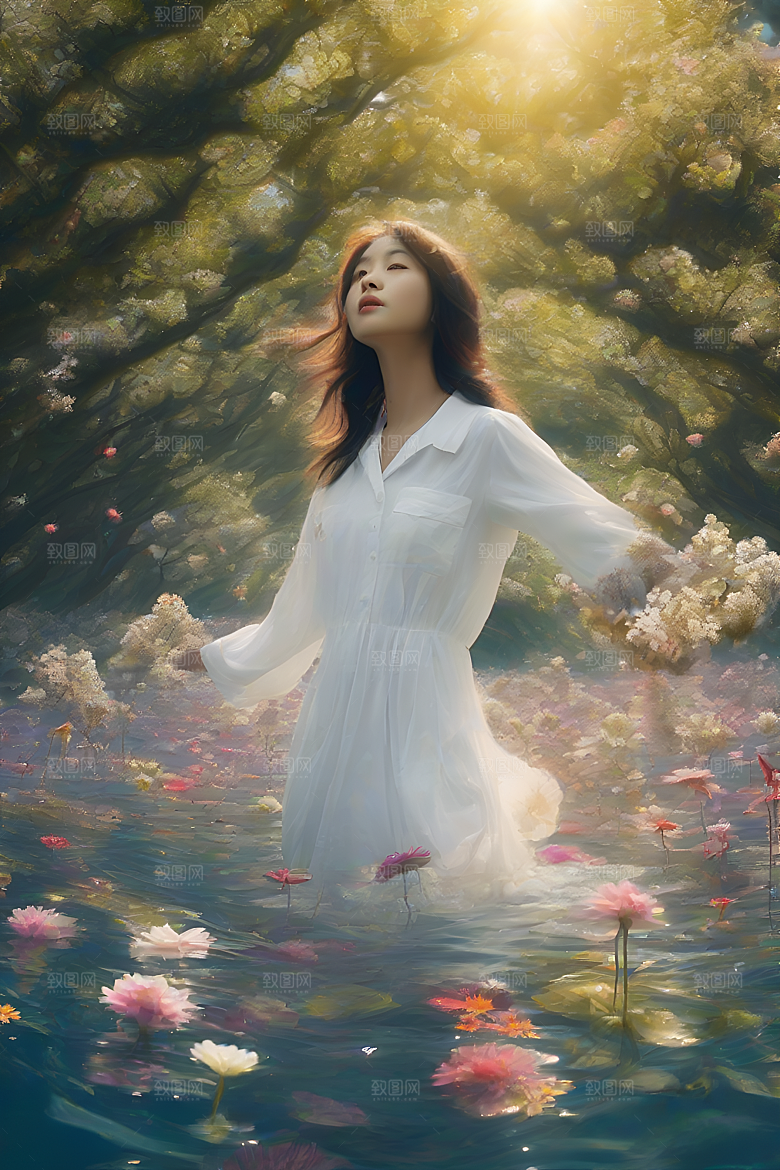 玉米田插画的艺术表现