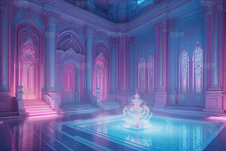 粉色玫瑰梦幻艺术