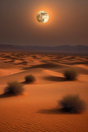 沙漠的狂野在沙漠中释放自由的灵魂