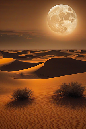 沙漠之心在沙漠中感受生命的脉动