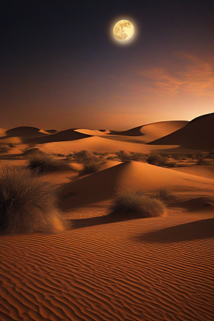 沙漠的诗意在无垠沙海中流淌
