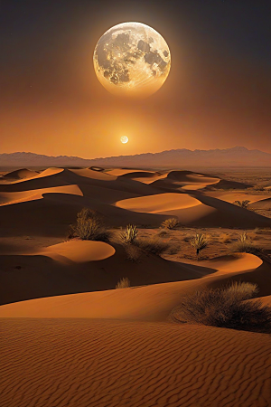 沙漠之梦在沙漠中自由翱翔