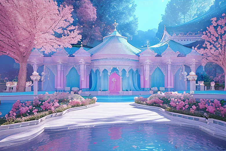 粉色玫瑰梦幻魔法