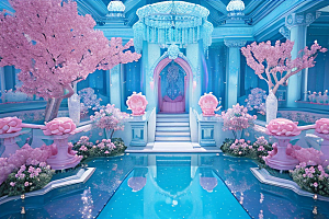 粉色玫瑰梦幻魔法