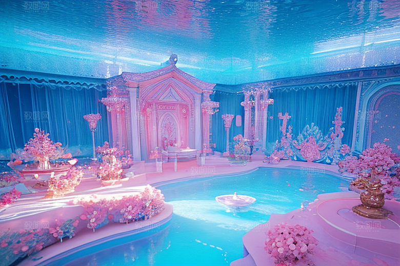 粉色玫瑰梦幻魔法