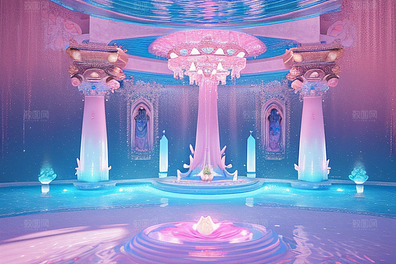 光影奇幻粉色魅力
