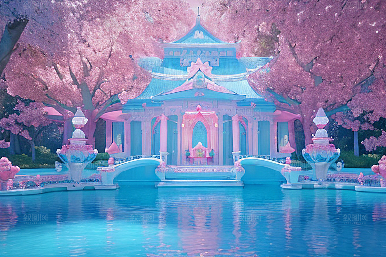 光影奇幻粉色魅力