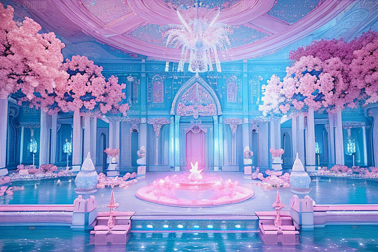 光影奇幻粉色魅力