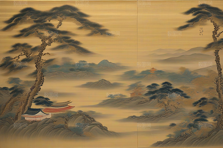 千年情缘古代东方风景中的传世爱恋