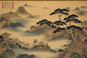 千年情缘古代东方风景中的传世爱恋