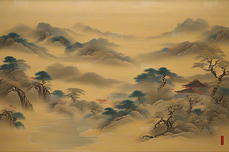 千年情缘古代东方风景中的传世爱恋