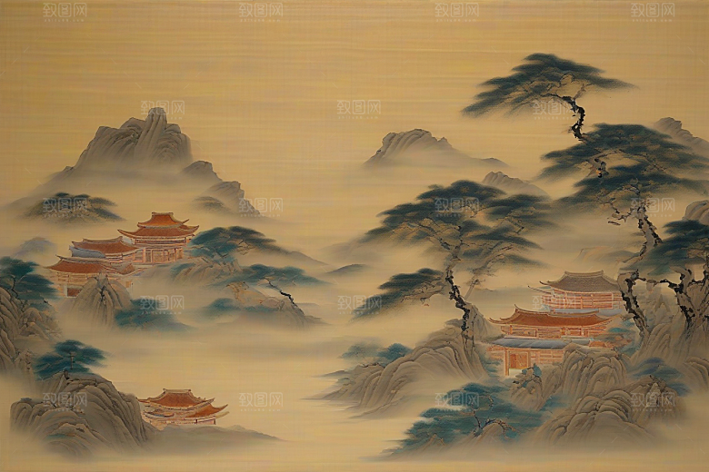 千年情缘古代东方风景中的传世爱恋
